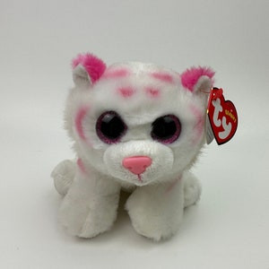 Ty Beanie Baby “Tabor” the Pink and White Tiger! (6 inch)
