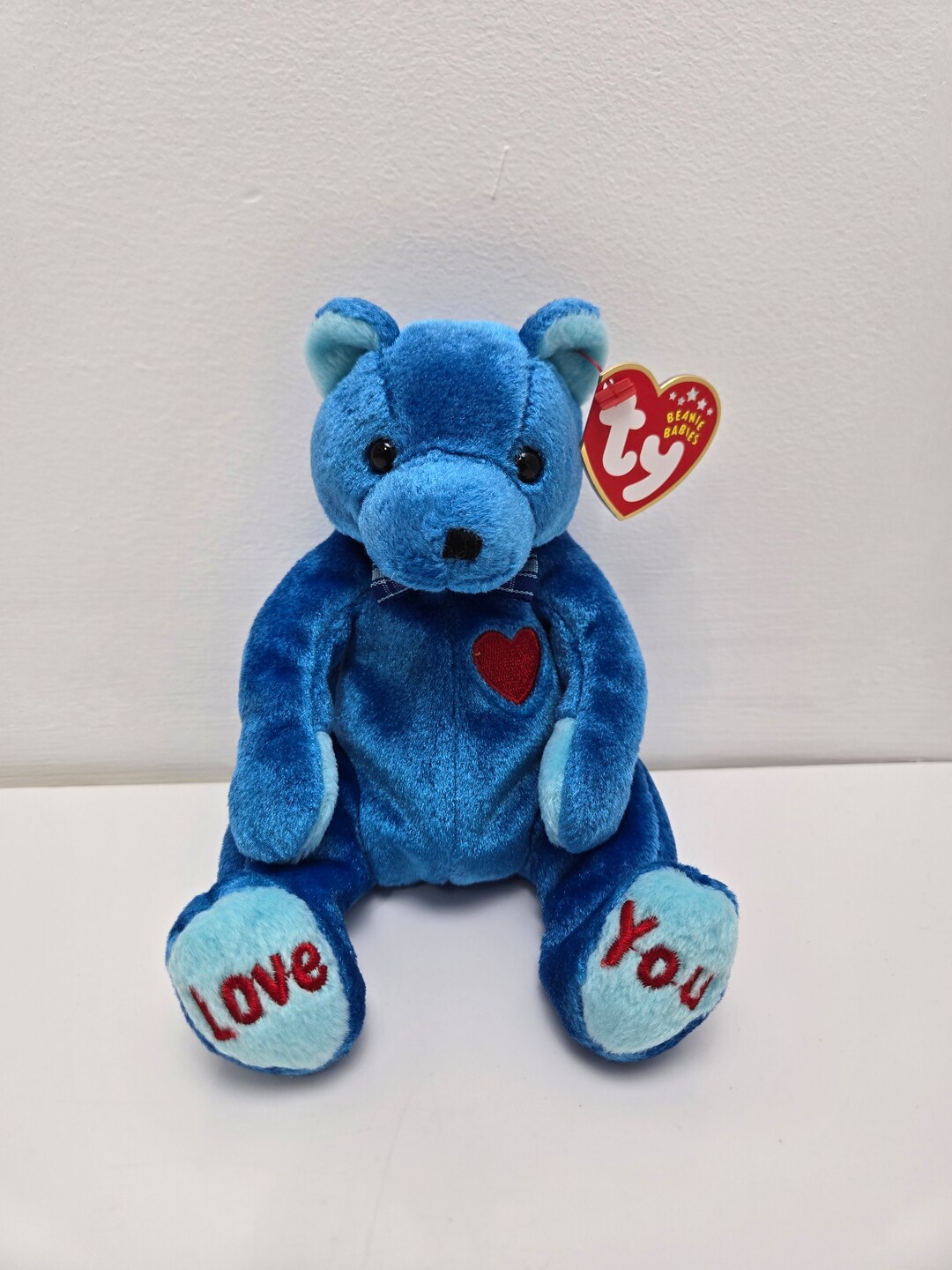 Ty Beanie Baby “dad-e” the Blue Fathers Day Bear LOVE YOU