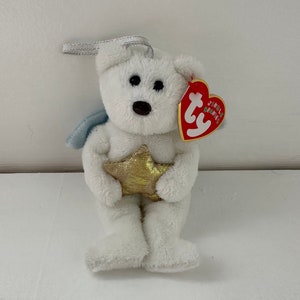 Ty Jingle Beanie “Star” the Angel Bear - Tree Ornament* (4 inch)