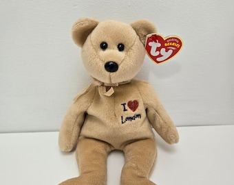 Ty Beanie Baby “London” the I Love London Bear - UK Exclusive (8.5 inch)