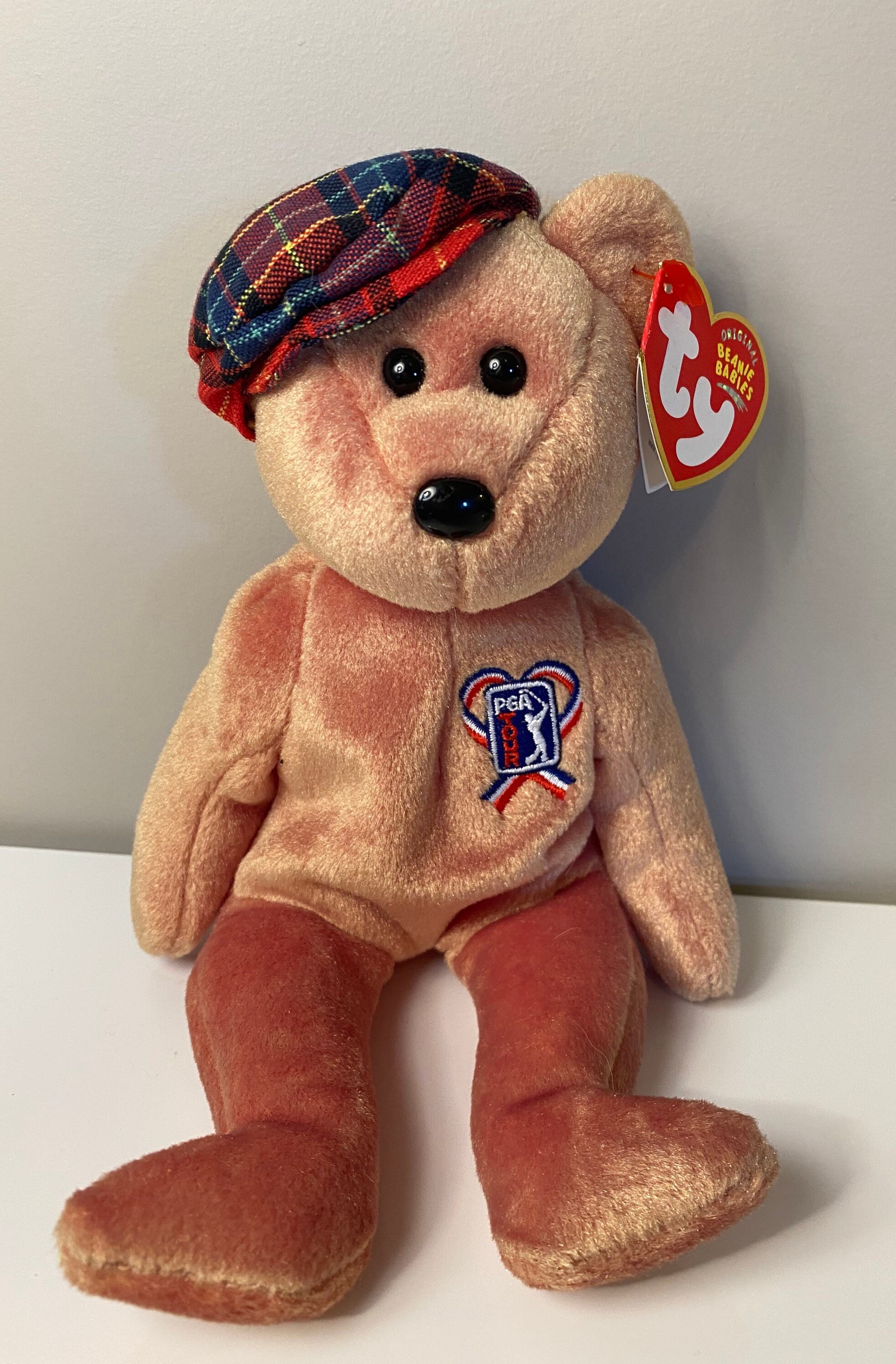 Ty Beanie Baby charitee the PGA Golf Bear 9 Inch Etsy