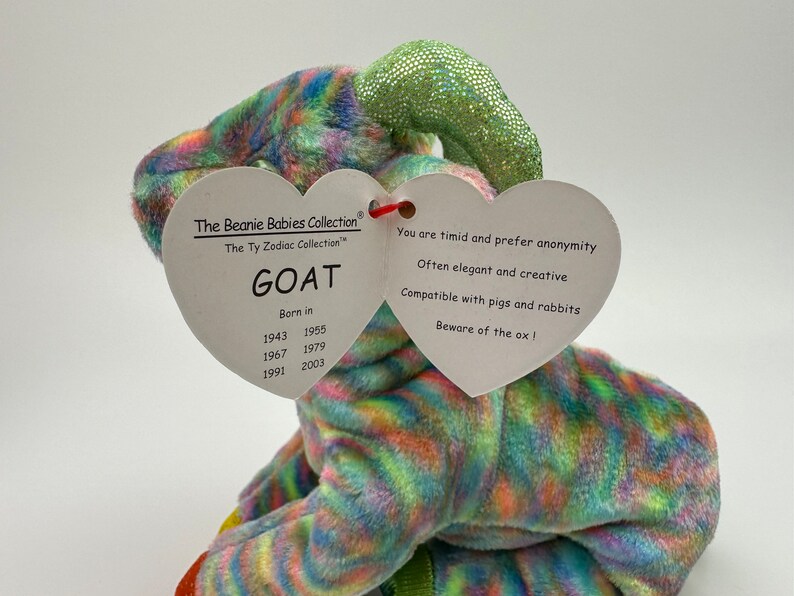 TY Beanie Baby goat the Chinese Zodiac Goat 6 Inch Etsy