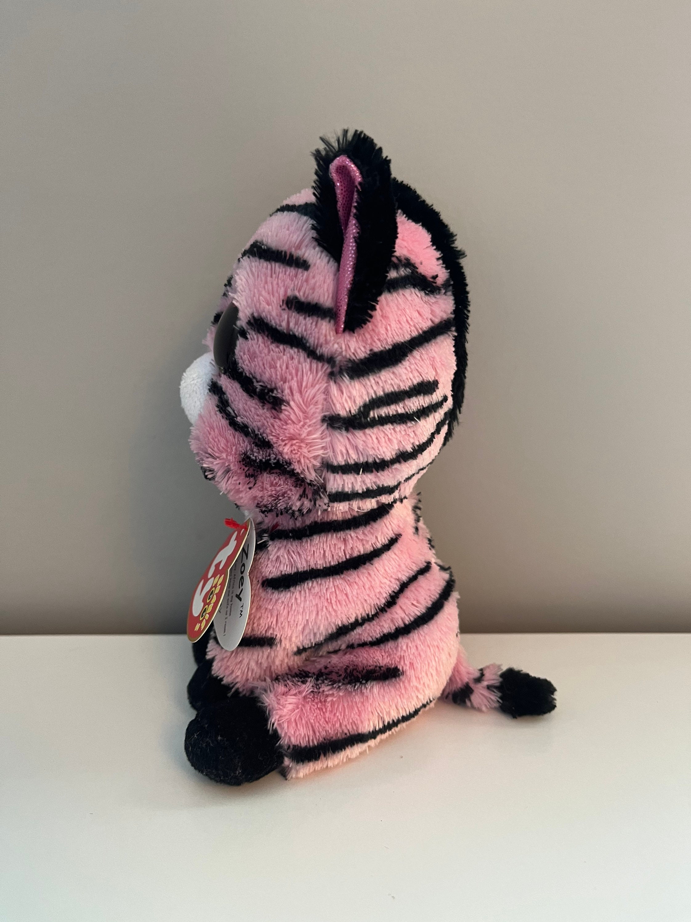 TY Beanie Boo Plush - Zoey the Zebra 15cm (Color may vary)