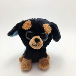 Ty Beanie Boo “Tuffy” the Rottweiler Dog - Rare! No Hang Tag (6 inch)