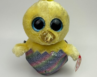 Ty Beanie Boo “Megg” the Chick in Easter Egg (6 inch)