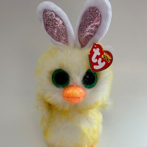 TY Beanie Boo “Coop” the Easter Chick with Bunny Ears (6 inch)