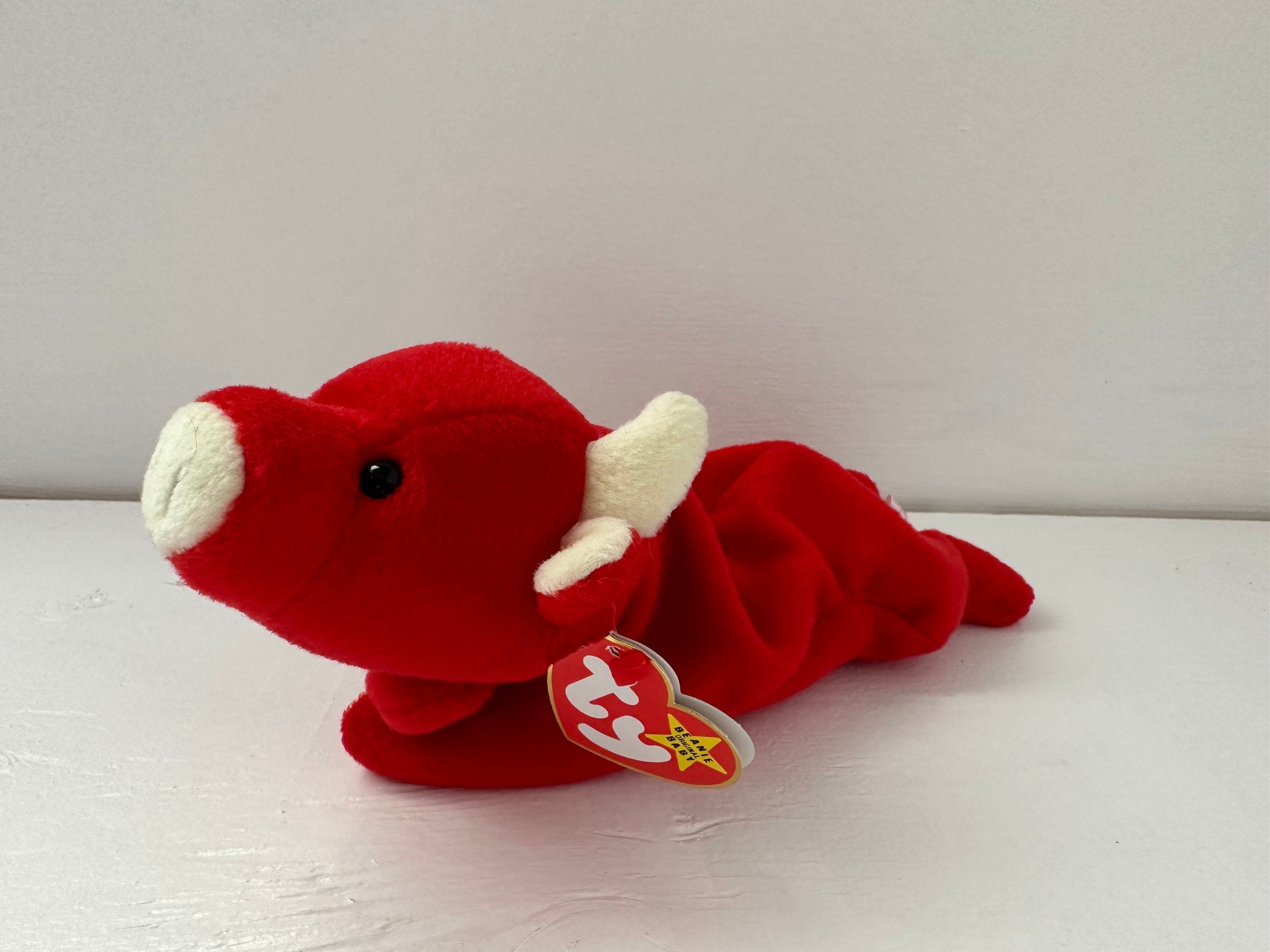 TY Beanie Baby tabasco the Bull rare 9 Inch Etsy