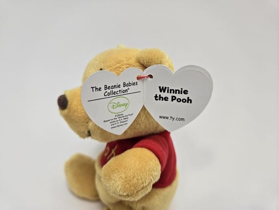 Ty Beanie Baby winnie the Pooh the Bear From Disneys Winnie the Pooh rare 5 Inch Etsy UK