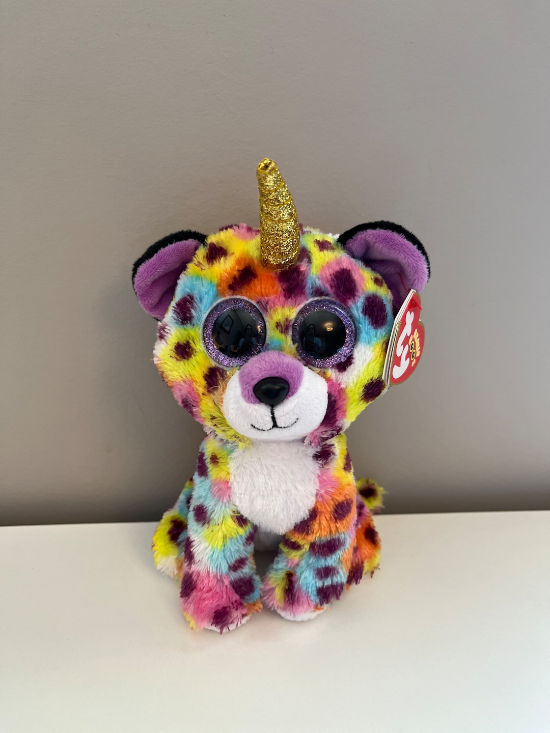 TY Beanie Boo Giselle The Rainbow Leopard Unicorn Inch Israel | lupon