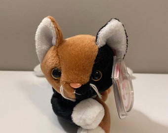 TY Beanie Baby « embellissez » l'adorable chat calicot ! (8 pouces)