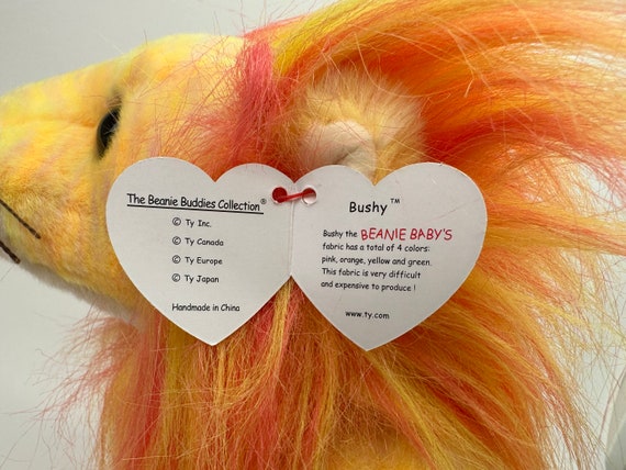 Ty Beanie Buddy “bushy” the Lion! (9.5 Inch) - Etsy