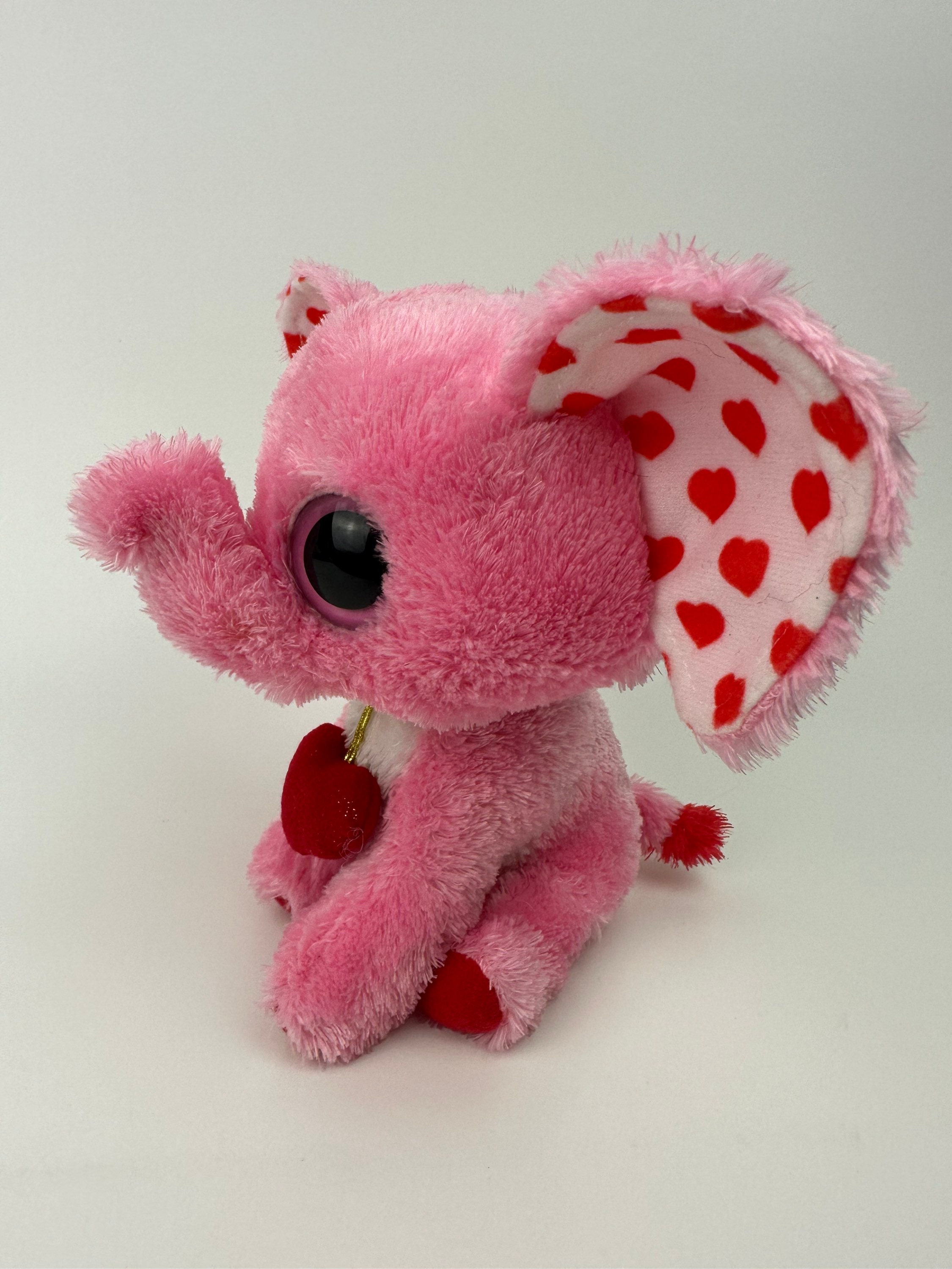 Pink elephant beanie boo deals