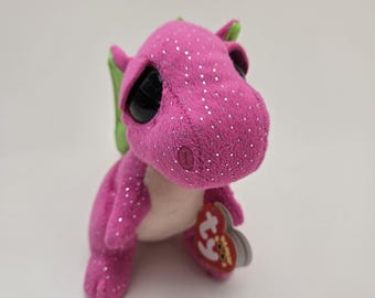 TY Beanie Boo 'Darla' de roze draak! (6 inch)
