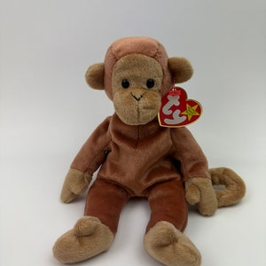 Ty ビーニーベイビー「サンセット」可愛いピンクのお猿さん！（6インチ