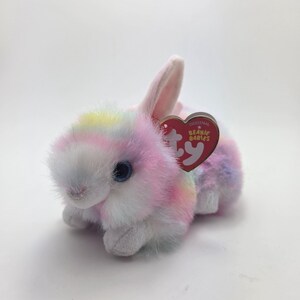 Ty Beanie Baby “Sherbet” the Multi-Coloured Bunny Rabbit (6 inch)