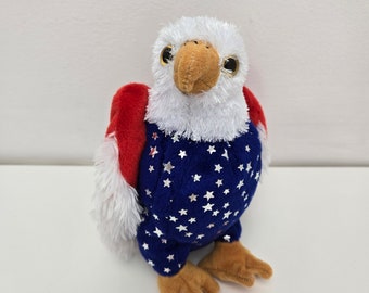 Ty Beanie Baby “Free” the Eagle - Internet Exclusve - Star Chest Version (5.5 inch)