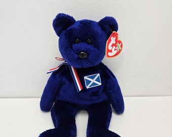 Ty Beanie Baby “Scotland” the Blue Bear - Scotland Exclusive (8.5 inch)