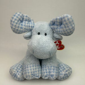 Ty Baby Pluffies “Twacks” the Blue Moose! (10 inch)