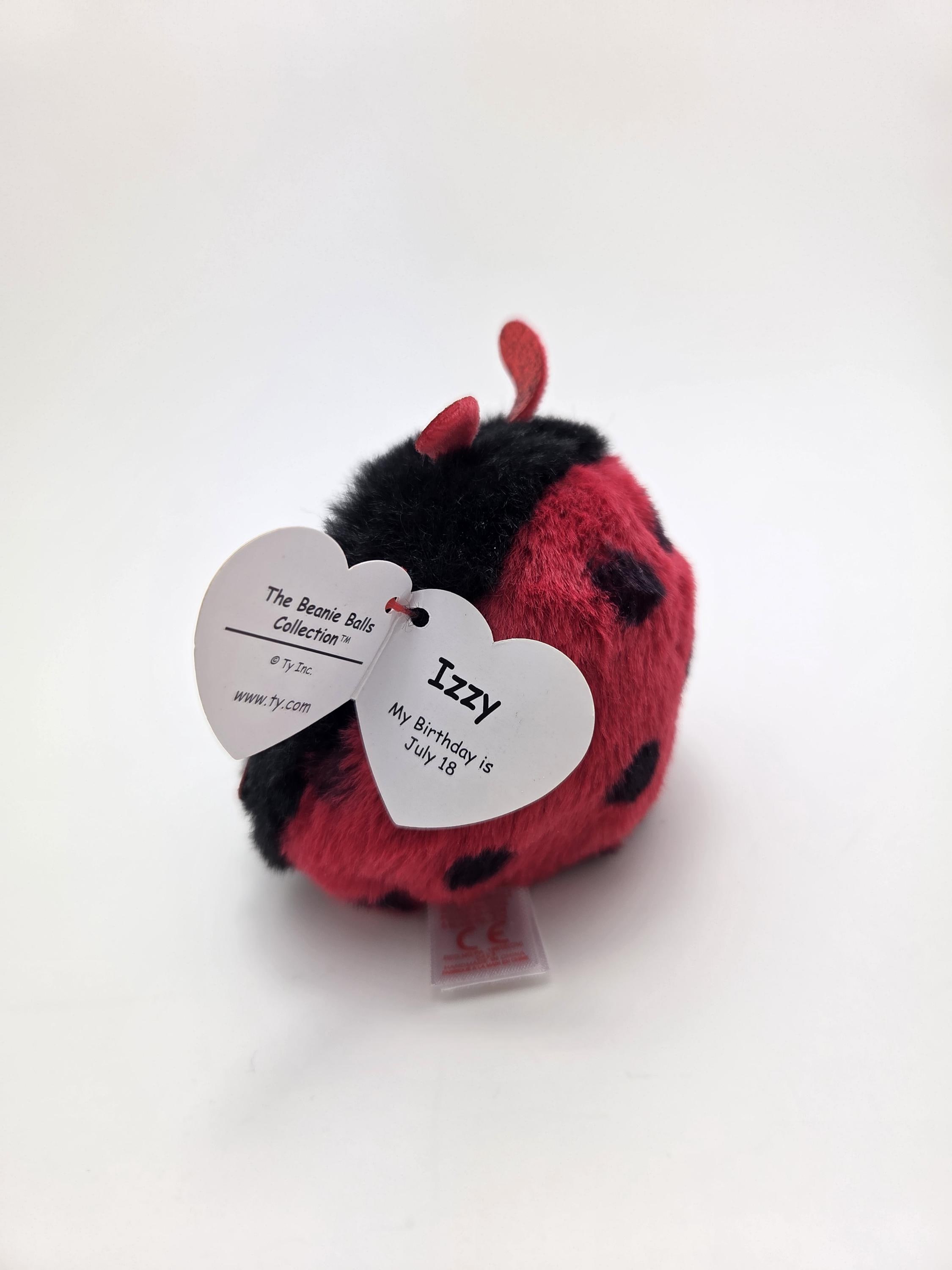 Ladybug Beanie Boo July Ty Beanie Boos BUGSY The Ladybug (Solid