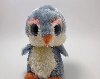 Ty Beanie Boo “Fisher” the Blue Penguin - No Tag (6 inch)