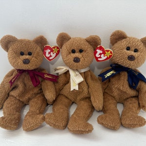 Ty Beanie Baby “Curly” the Bear - Limited Edition Ragtime Musical Version *Rare! (8.5 inch)