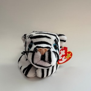 Ty Beanie Baby “Blizzard” the White Tiger (8.5 inch)