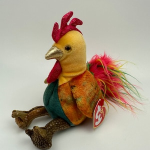 Ty Beanie Baby “Rooster” the Zodiac Rooster  (6 inch)