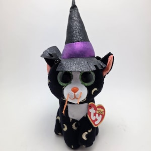 TY Beanie Boo “Pandora” the Witch Cat (6 inch)