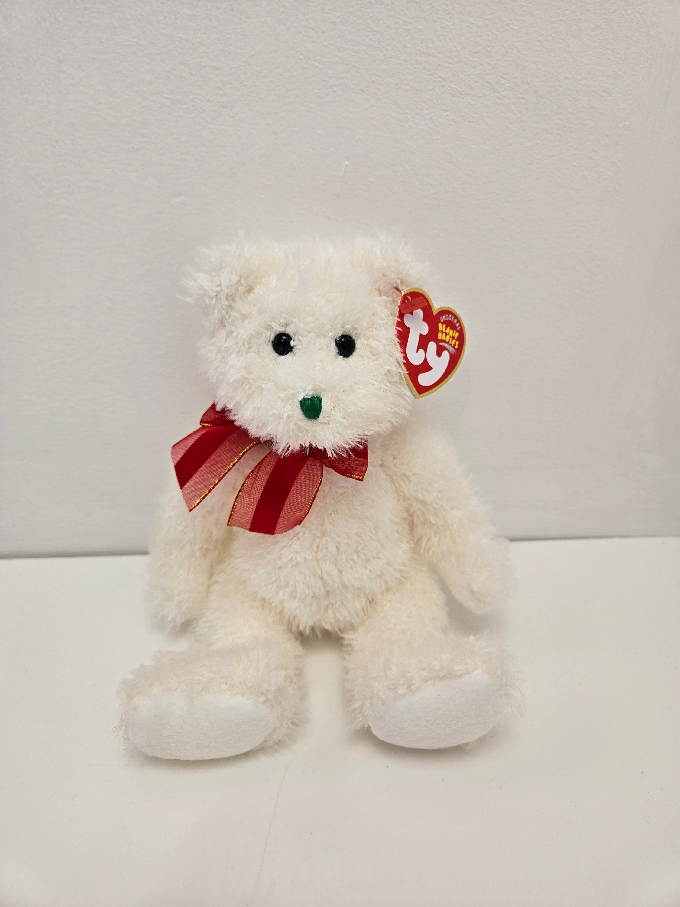 取ty Beanie Babies ぬいぐるみ クリスマス Ty Beanie Babies 1997 Holiday Teddy Christmas Plush in Santa Hat