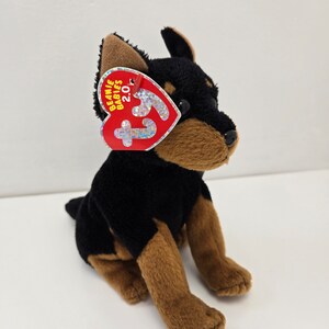 Ty Beanie Baby - Trooper The Doberman Dog Plush Toy, 2.0 Play On Line Series
