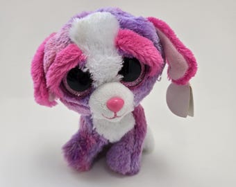 TY Beanie Boo “Sherbet” the Colourful Dog (6 inch)
