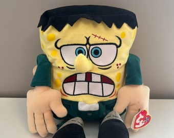 Ty ビーニーベイビーズ スポンジボブ パンプキンマスク - ミント