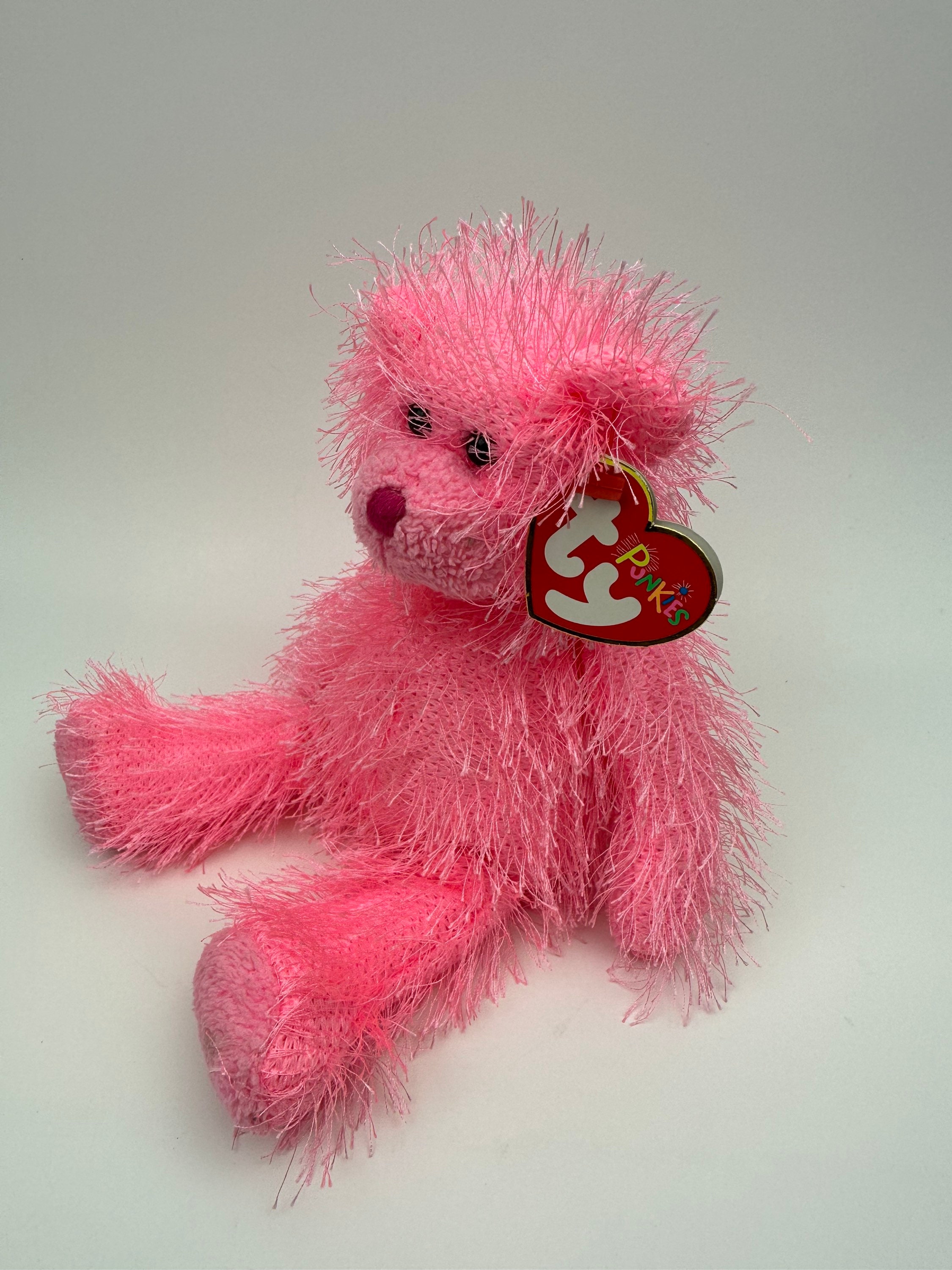 Ty Punkies Collection “static” the Pink Bear (7 Inch) - Etsy