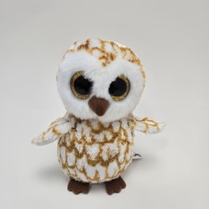Ty Beanie Boo “Swoops” the Owl - No Hang Tag or Tush Tag  (6 inch)