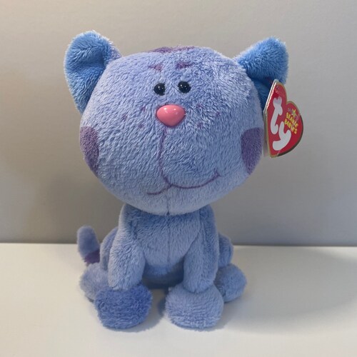 TY Beanie Baby periwinkle the Cat Blues Clues rare 6 - Etsy