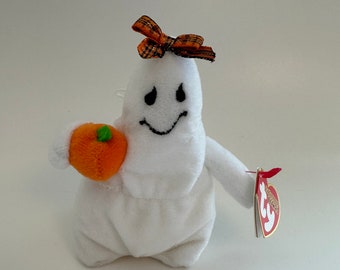 Ty Halloweenie Beanie “Ghoulianne” der Geist - *Small Halloweenie Beanie! (4 Zoll)