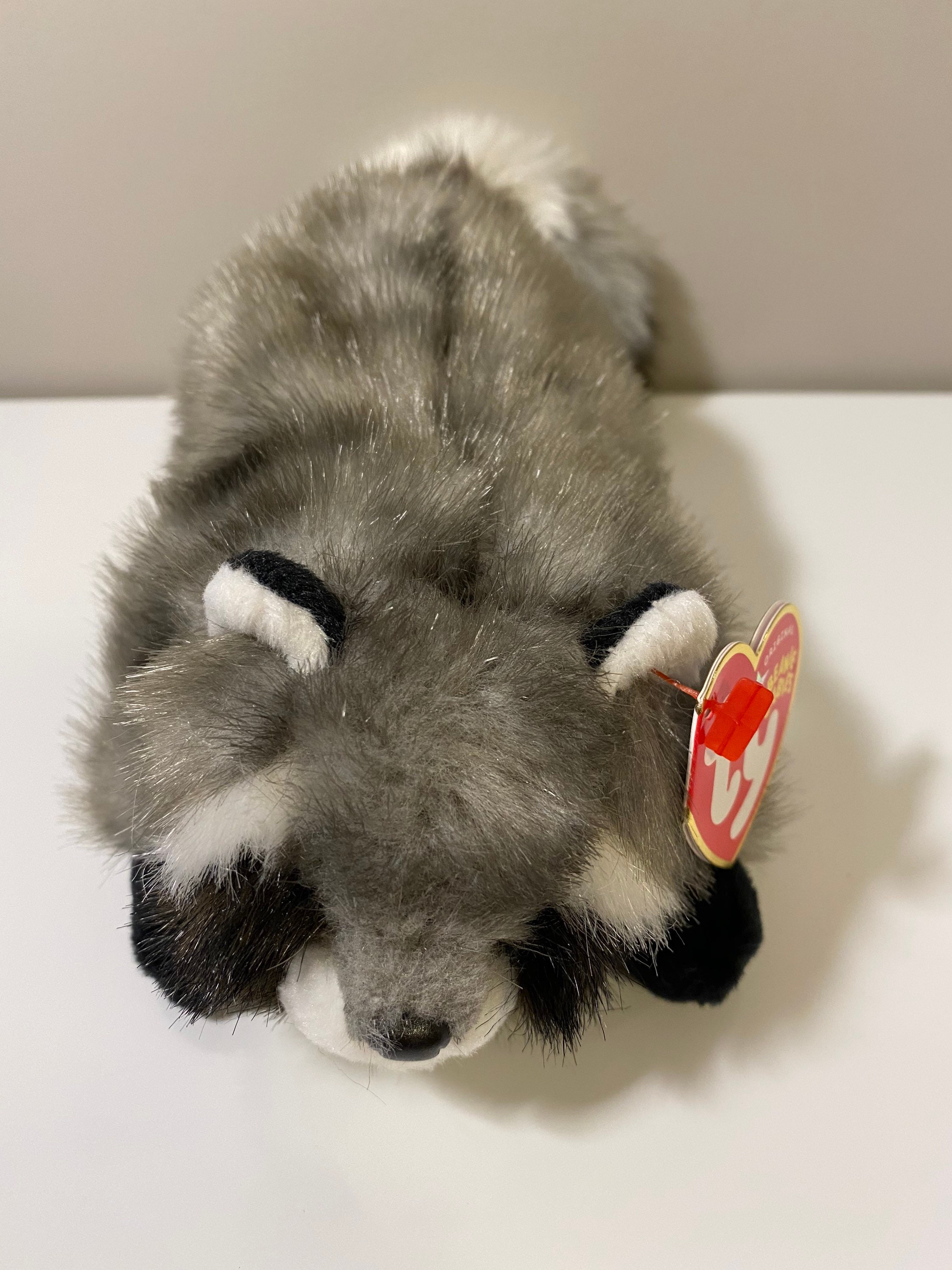 TY Beanie Baby snoops the Racoon Plush 6.5 Inch - Etsy