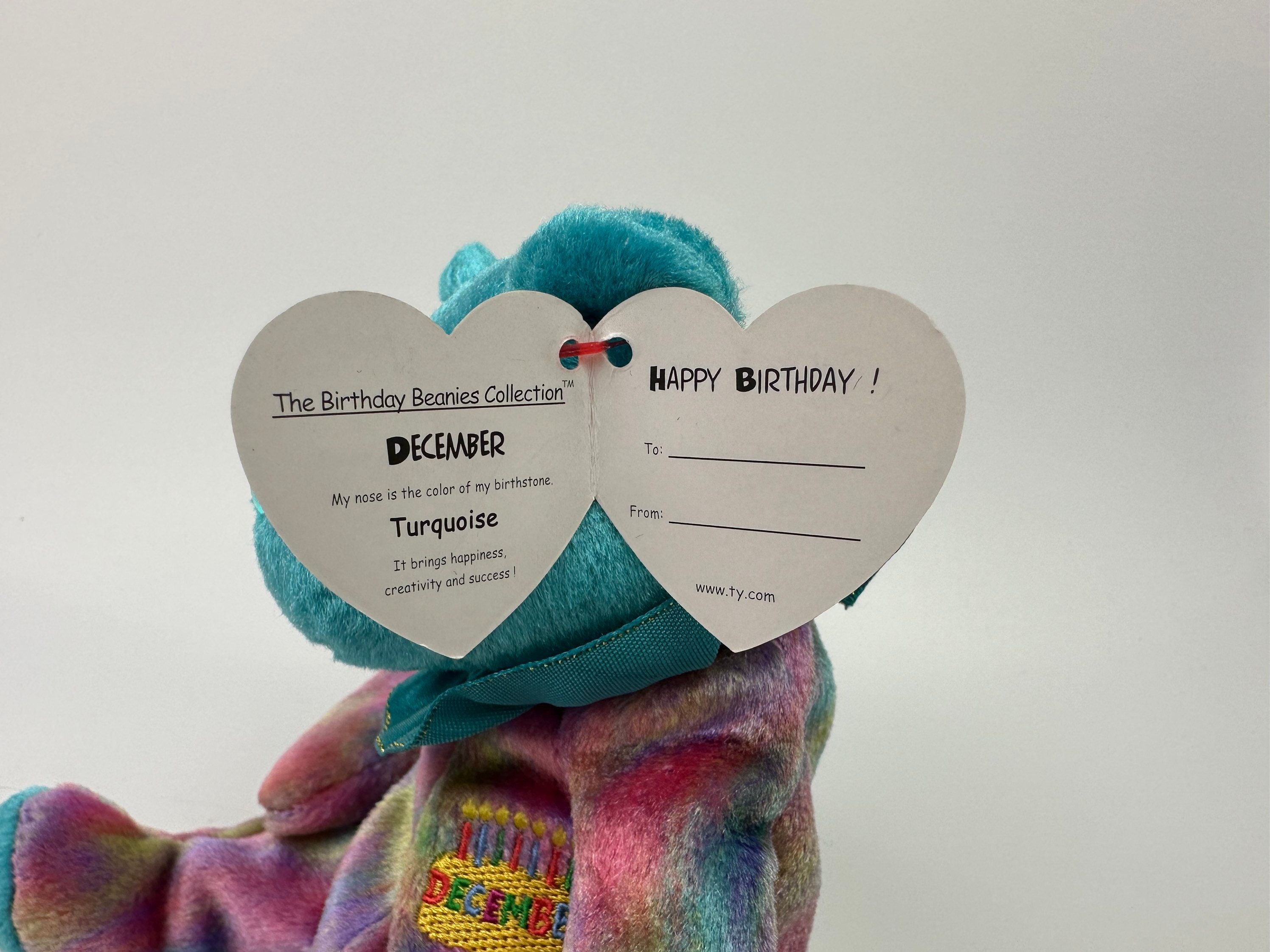 THBT2023年バースデーコレクション12月 Ty Beanie Baby DECEMBER the Birthday Teddy Bear (9 Inch
