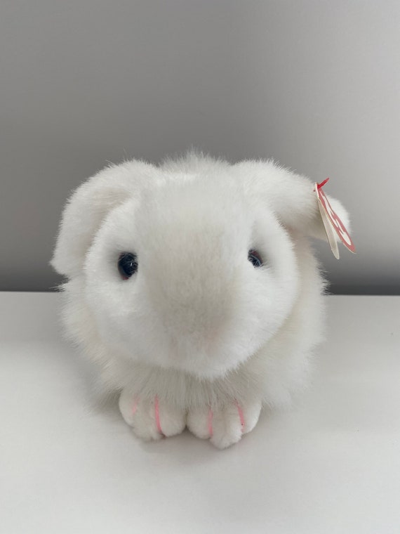 Gund Bunny Rabbit Plush Small White Bow 8.5 X 5” New 