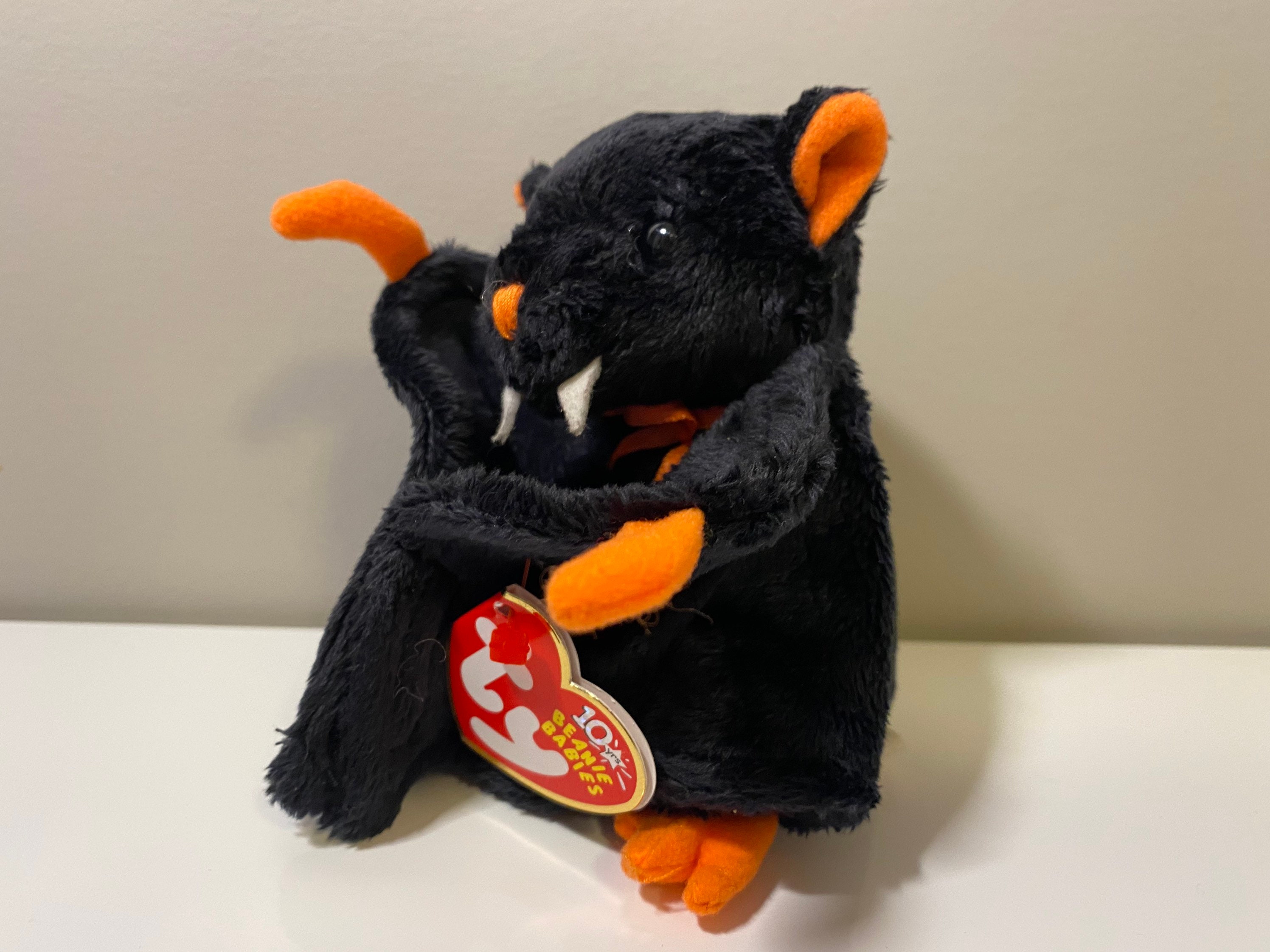 TY Beanie Baby bate the Black Bat Exclusive 4.5 Etsy UK