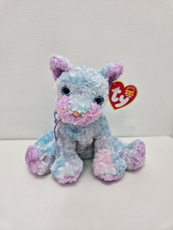 Ty Beanie Baby “jaz” the Purple and Blue Cat! (6 Inch) - Etsy