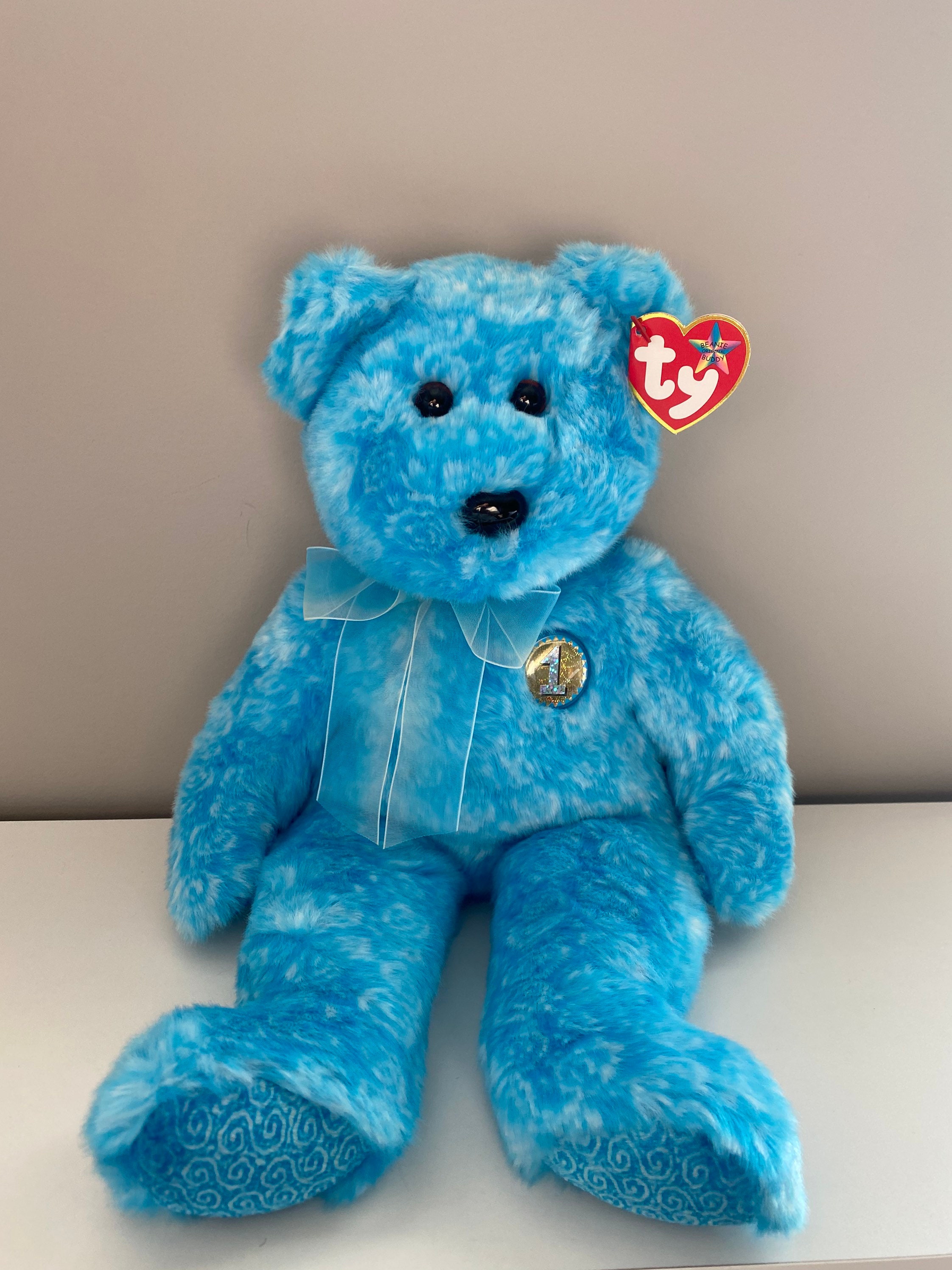 Ty Beanie Buddy “classy” the Blue Bear - People's Beanie (14