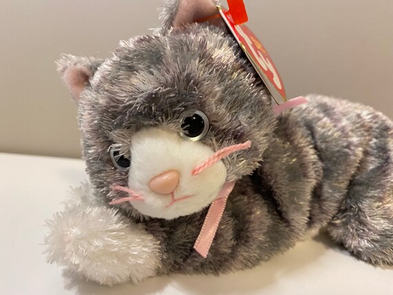 TY Beanie Baby aria the Grey Cat 