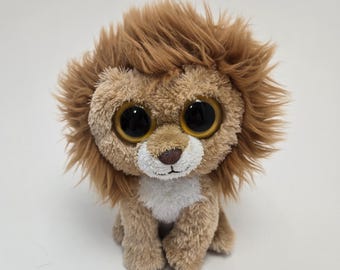 Ty Beanie Boo "King" el León - Sin etiqueta (15 cm)