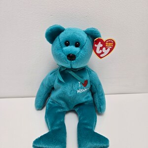 Ty Beanie Baby “Washington” the I Love Washington Bear - State Exclusive (8.5 inch)