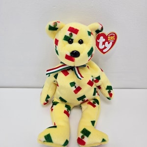 Ty Beanie Baby “Piñata” the Mexican Flag Bear - Black nose (8.5 inch)
