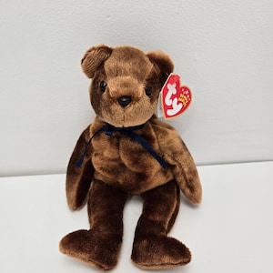 Ty Beanie Baby “Ted-e” the Old Face Brown Bear! (8.5 inch)