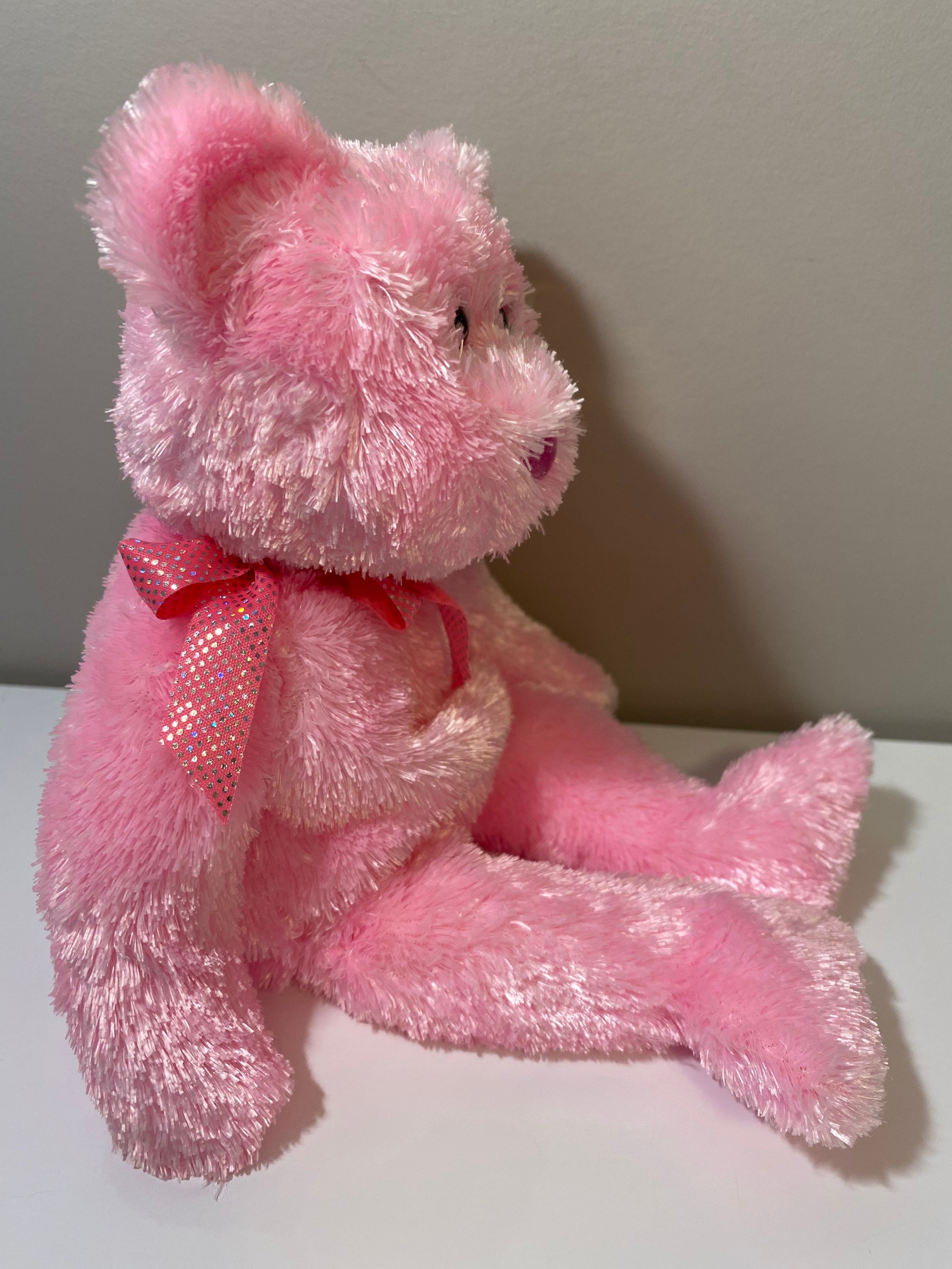 Pink bady bear Ty Beanie Baby”dazzler” the Pink Bear (8.5 Inch) - Etsy