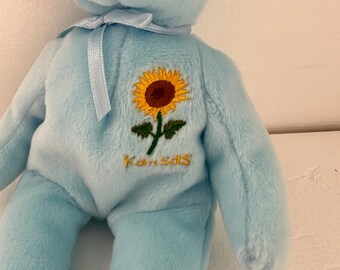TY Beanie Baby – KANSAS SUNFLOWER The Bear – Sonder Edition – Plüschbär