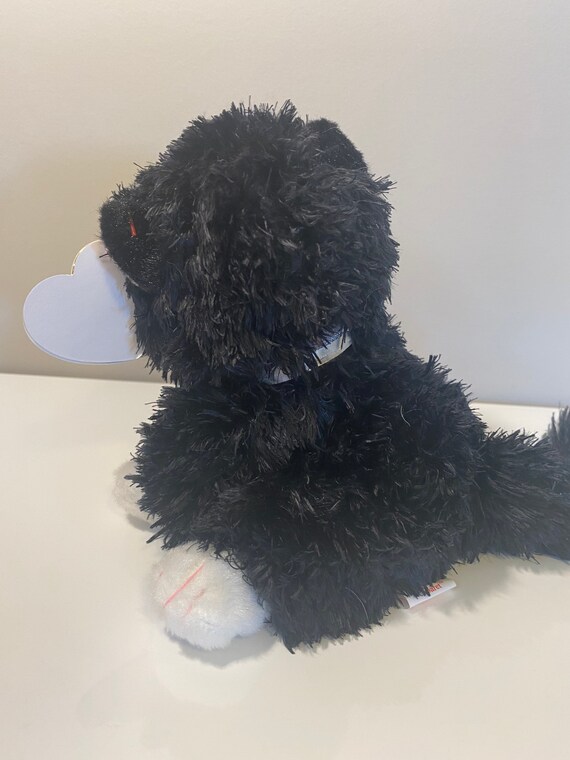 black schnoodle stuffed animal